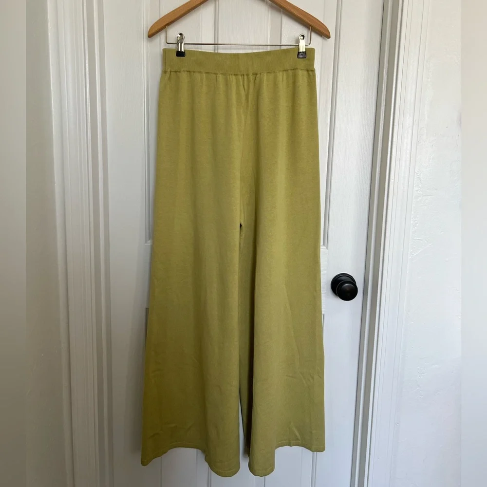 Free People FP Beach Knit Wide Leg Pants Size Medium